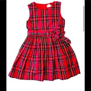 Jcrew-cuts girls Red plaid dress perfect for the holidays ! Size 10